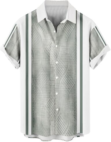 Cuban Guayabera Shirts for Men Short Sleeve Casual Button Down Shirts Summer Vacation Beach Shirt Mexican Tops in Saudi Arabia