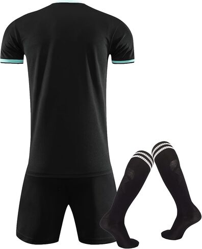 Hiheart Mens Soccer Jersey و Shorts with Socks Quick Dry Football Team Aselds in Kuwait