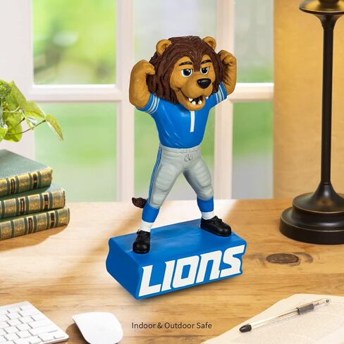 Team Sports America NFL Detroit Lions Fun Contlull Mascot تمثال يبلغ طوله 12 بوصة in Kuwait