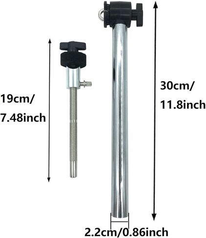 Electronic Drum Cymbal Mount Holder Metal Straight Cymbal Mounting Arm Percussion Electronic Cymbal Pad Boom Arm Compatible with Roland Electronic Drum Set Accessories in Saudi Arabia