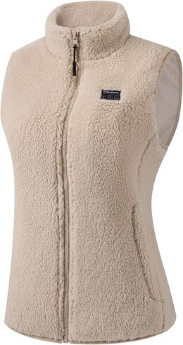 Fuzzy Heated Vest for Women with 16000mAh 7.4V Battery Pack Included, Sherpa Heated Vest Women, Fleece Heating Vests in Saudi Arabia