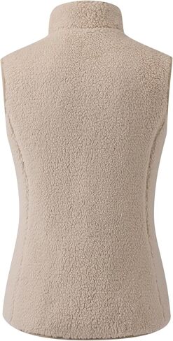 Fuzzy Heated Vest for Women with 16000mAh 7.4V Battery Pack Included, Sherpa Heated Vest Women, Fleece Heating Vests in Saudi Arabia