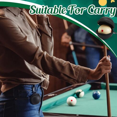Billiards Cue Ball 2-1/4" Practice Training Artifact with Snooker Pool Cue Chalk Holder Gloves Ball Bag 6 Pool Table Marker Dots for Billiard Table Accessory in Saudi Arabia