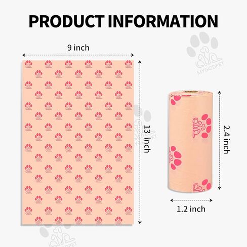 Dog Poop Bags Rolls with Dispenser 150 Count Biodegradable Bags for Dog and Cat Lavender Scented Waste Bag Leak Proof Doggie Poop Bag Doggy Trash Bag Purple in Kuwait