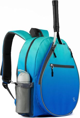 Kids Tennis Backpack, Boys and Girls Junior Bag, For Junior Tennis Rackets, Multiple Pockets with Shoe Compartment, Mesh Padded Straps in Saudi Arabia