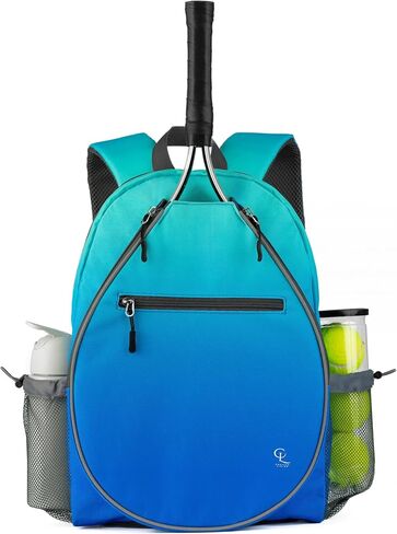 Kids Tennis Backpack, Boys and Girls Junior Bag, For Junior Tennis Rackets, Multiple Pockets with Shoe Compartment, Mesh Padded Straps in Saudi Arabia