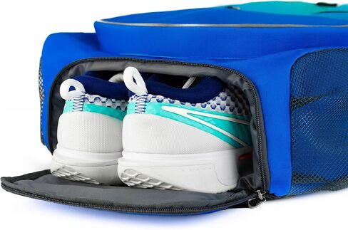 Kids Tennis Backpack, Boys and Girls Junior Bag, For Junior Tennis Rackets, Multiple Pockets with Shoe Compartment, Mesh Padded Straps in Saudi Arabia
