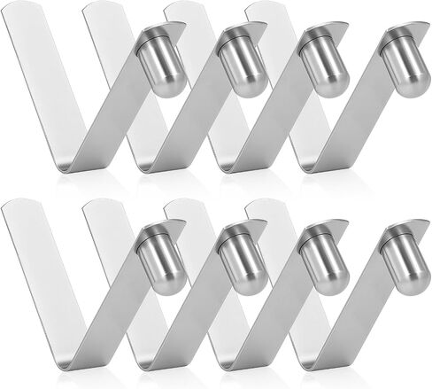 8PCS Kayak Paddle Spring Snap Clips Tent Pole Clips Stainless Steel Kayak Spring Snap Tube Locking Pin Clip Paddle Snaps for Camping Paddles Tent Pole in Saudi Arabia