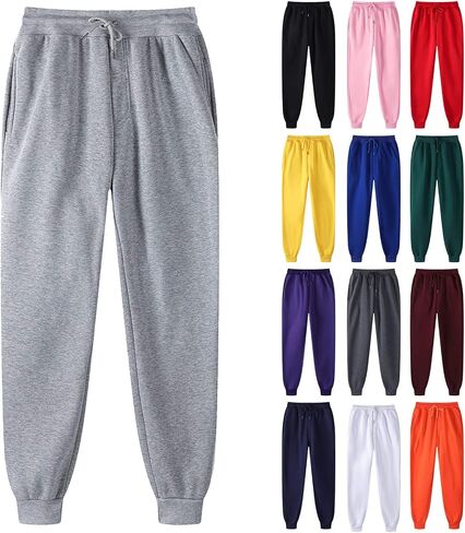 Joggers for Women Lightweight Cuffed Ankles Comfort Womens Sweatpants with Pockets Fall Sweat Pants Workout Jounge in Saudi Arabia