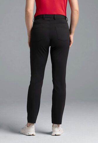 Ibkul Women's 5-Pocket Performance Place-Factured Fabric ، Flattering Fit ، Confer Comfort-75002 Stone Solid M in Kuwait