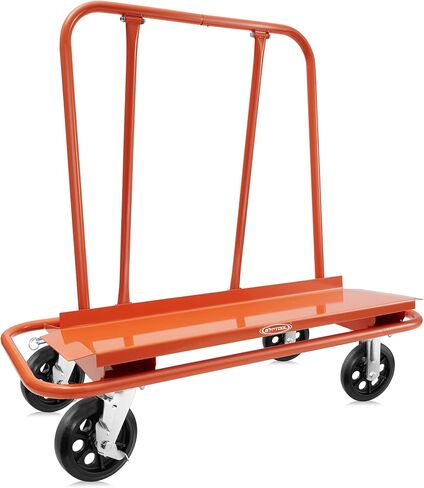 Gyptool Heavy Dray Drywall Sheet Cart & Panel Dolly - Orange in Saudi Arabia
