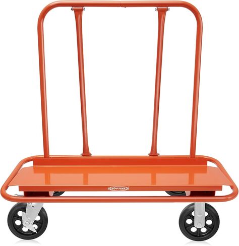 Gyptool Heavy Dray Drywall Sheet Cart & Panel Dolly - Orange in Saudi Arabia
