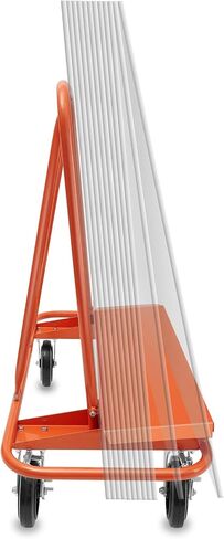 Gyptool Heavy Dray Drywall Sheet Cart & Panel Dolly - Orange in Saudi Arabia