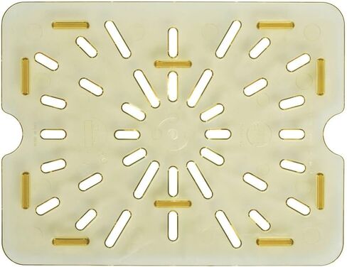 Cambro 20HPD150 H-Pan High Heat Drain Shelf, Amber, 1/2 Size in Saudi Arabia