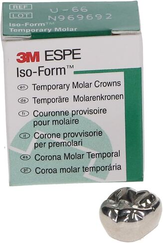 3M ESPE 3M-U66 ISO-Form First Molar Crown ، أعلى اليمين (حزمة 5) in Saudi Arabia