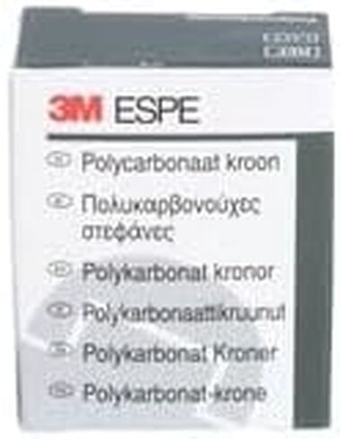 3M ESPE 3M-P53 Polycarbonate Crown ، ثاني bicuspid (حزمة 5) in Saudi Arabia