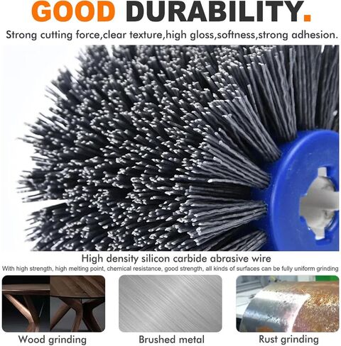 Burnishing Polishing Machine Attachment M10 Angle Grinder Drawing Wheel Multifunctional Power Tool Accessory for Stainless Steel Wood Metal Polishing in Saudi Arabia