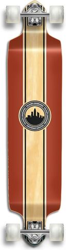 yocaher المنسدلة الكاملة Longboard 41.25 "× 10" خشب القيقب مع شريط قبضة أسود قسط. بناء لركوب الطراد ، والنحت ، والتجول وركوب الهبوط in Kuwait