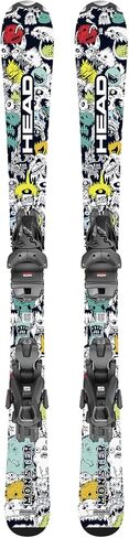 Head Monster Easy JRS Kids Alpine Skis w/ JRS Gripwalk Bindings in Saudi Arabia
