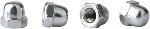 M3 M4 M5 M6 M8 M10 M12 M14 Hexagon مقببة CAP NUTS 304 الصلب غير القابل للصدأ الجوز المكسرات رأس الكرة in Saudi Arabia