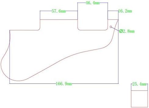 4ply Jazz Archtop Guitar Guitar Pickguard يناسب ES 335 نسخة قصيرة ، سلحفاة حمراء in Kuwait