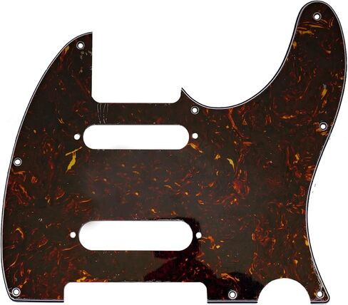 Dark Tortoise 8 Holes SS Guitar Tele Pickguard للولايات المتحدة الأمريكية/المكسيك Fender Deluxe Nashville Telecaster Electric Guitar in Kuwait