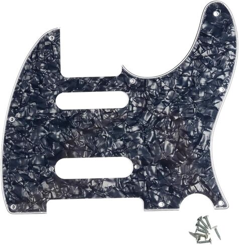 Dark Tortoise 8 Holes SS Guitar Tele Pickguard للولايات المتحدة الأمريكية/المكسيك Fender Deluxe Nashville Telecaster Electric Guitar in Kuwait