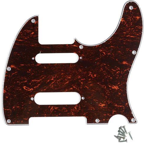 Dark Tortoise 8 Holes SS Guitar Tele Pickguard للولايات المتحدة الأمريكية/المكسيك Fender Deluxe Nashville Telecaster Electric Guitar in Kuwait