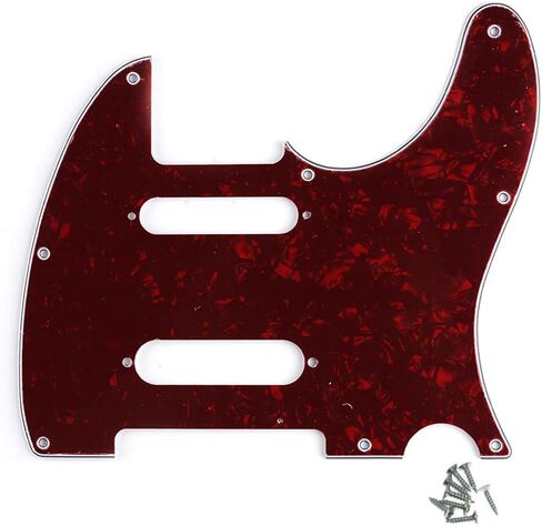 Dark Tortoise 8 Holes SS Guitar Tele Pickguard للولايات المتحدة الأمريكية/المكسيك Fender Deluxe Nashville Telecaster Electric Guitar in Kuwait