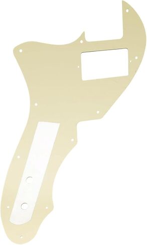 Ivory 3Ply Tele Thinline Pickguard Guitar Pick Guard Plate with Screws Compatible with 69 Telecaster Telecaster Thinline Re-issue Guitar Part in Saudi Arabia