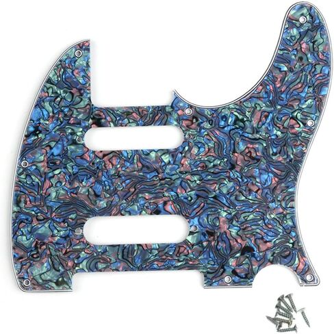 Dark Tortoise 8 Holes SS Guitar Tele Pickguard للولايات المتحدة الأمريكية/المكسيك Fender Deluxe Nashville Telecaster Electric Guitar in Kuwait