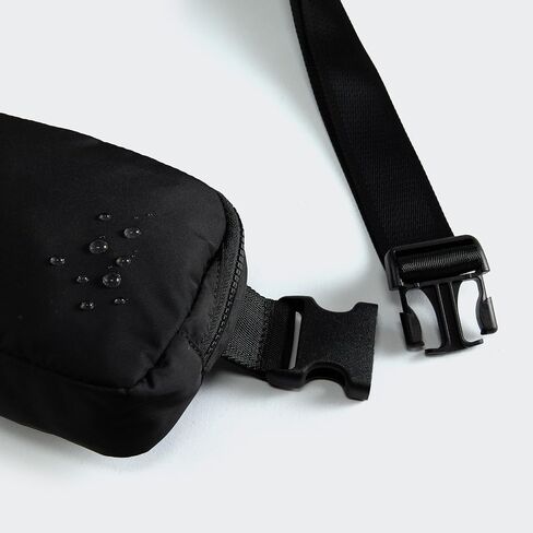𝗙𝗟𝗬𝗢𝗢𝗞 حزام للجنسين mini 𝗕𝗲𝗹𝘁 و extender حزام ، حقيبة حبال النايلون القابلة للتعديل من النايلون عبر الجسم للتمرين ، الجري ، السفر ، المشي لمسافات طويلة. (أسود) in Kuwait
