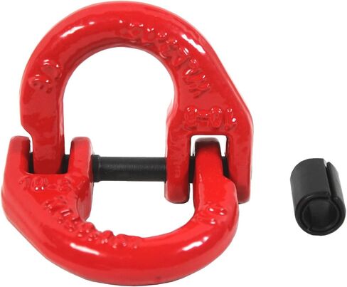 G80Alloy Steel Hammerlock Coupling Link Connecting Link, 1/4", Red Painted, 2645 lbs Working Load Limit, 2 Pack in Saudi Arabia