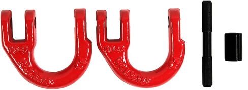 G80Alloy Steel Hammerlock Coupling Link Connecting Link, 1/4", Red Painted, 2645 lbs Working Load Limit, 2 Pack in Saudi Arabia