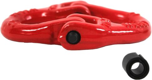 G80Alloy Steel Hammerlock Coupling Link Connecting Link, 1/4", Red Painted, 2645 lbs Working Load Limit, 2 Pack in Saudi Arabia