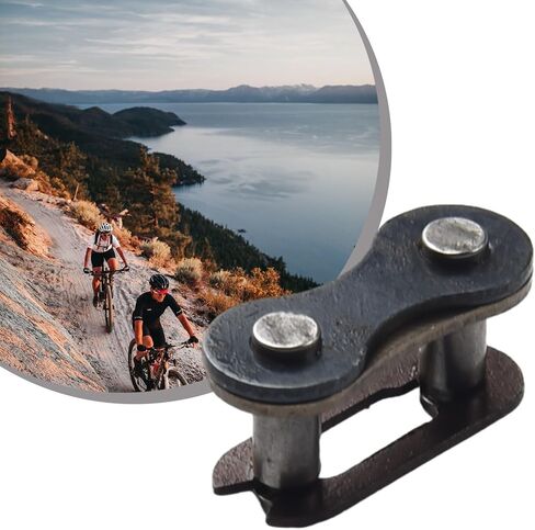 سلسلة الدراجات الرئيسية رابط 10 حزمة متوافقة مع الدراجات السرعة الفردية 1/2 × 1/8 روابط موصل سلسلة إطلاق سراح الصلب للدراجات الجبلية على الطريق in Kuwait