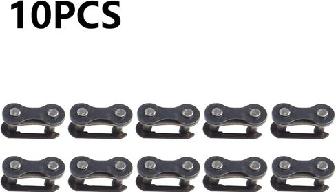 سلسلة الدراجات الرئيسية رابط 10 حزمة متوافقة مع الدراجات السرعة الفردية 1/2 × 1/8 روابط موصل سلسلة إطلاق سراح الصلب للدراجات الجبلية على الطريق in Kuwait
