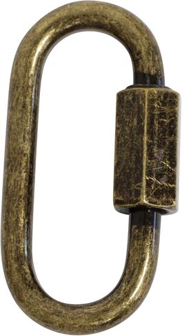 RCH Hardware QL-ST04-49 Steel Quicklink, 5 Gauge, Polished Brass (2 Pack) in Saudi Arabia
