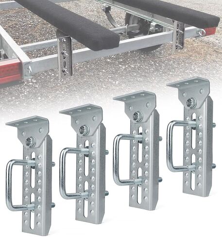 قوسين بطابقين القوارب الشاقية ، 4 أجهزة كمبيوتر 8 "جلفن دوارة أعلى قوسين بطابقين ل 1.5" × 3 "، 2" × 3 "، 3" × 3 "مقطورة القوارب in Kuwait