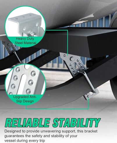قوسين بطابقين القوارب الشاقية ، 4 أجهزة كمبيوتر 8 "جلفن دوارة أعلى قوسين بطابقين ل 1.5" × 3 "، 2" × 3 "، 3" × 3 "مقطورة القوارب in Kuwait