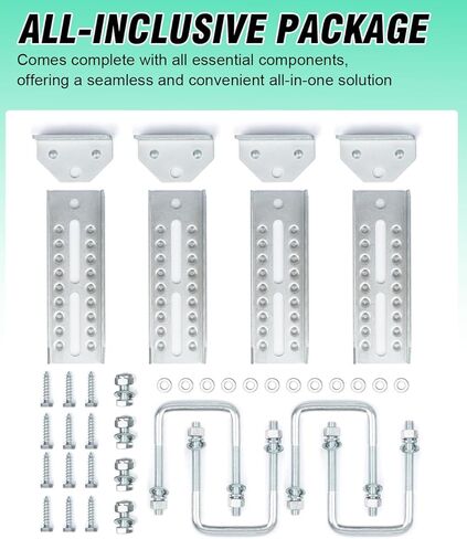 قوسين بطابقين القوارب الشاقية ، 4 أجهزة كمبيوتر 8 "جلفن دوارة أعلى قوسين بطابقين ل 1.5" × 3 "، 2" × 3 "، 3" × 3 "مقطورة القوارب in Kuwait