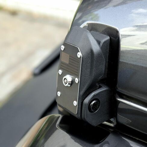 زوج من قفل غطاء محرك السيارة المصيد W/Lock JLU 2PCS/مجموعة لجيب للمصارع 2020-2023 لـ Wrangler 2018-2023 Black TCZ12019123031 in Kuwait