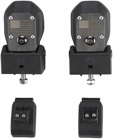 زوج من قفل غطاء محرك السيارة المصيد W/Lock JLU 2PCS/مجموعة لجيب للمصارع 2020-2023 لـ Wrangler 2018-2023 Black TCZ12019123031 in Kuwait