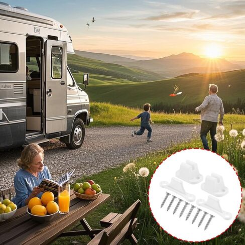 Pack of 2 Motorhomes Door Holder Retainer Catches for Campers & Trailer Secure Holds Door Open Stability and Ease of Use in Saudi Arabia