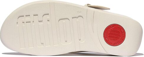 FITFLOP للسيدات Lulu Resin-Buckle Leather Leather Tee-Post Sandals Wedge in Kuwait