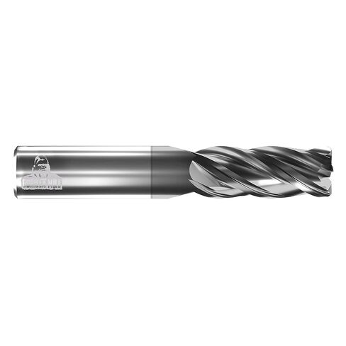 GM14R4 Gorilla High Performance GMX-35 طاحونة كاربايد مغلفة ، نهاية نصف قطرها ، 4 الناي ، 1/4 "قطر ، 3/4" loc ، 2-1/2 "OAL ، 0.015" إلى 0.020 "دائرة نصف قطرها in Kuwait