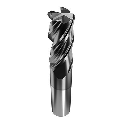 GM14R4 Gorilla High Performance GMX-35 طاحونة كاربايد مغلفة ، نهاية نصف قطرها ، 4 الناي ، 1/4 "قطر ، 3/4" loc ، 2-1/2 "OAL ، 0.015" إلى 0.020 "دائرة نصف قطرها in Kuwait