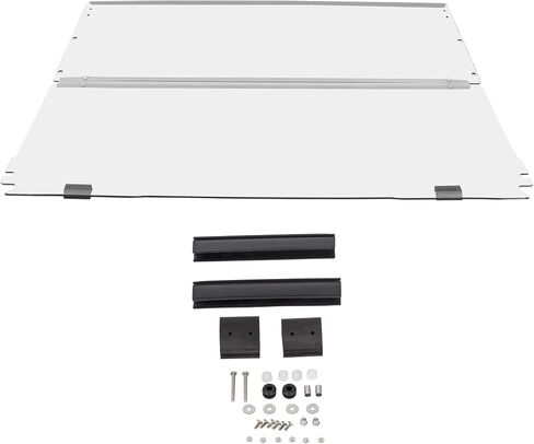 HECASA Clear Golf Cart Windshield Compatible with 1994-2014 EZGO TXT & Medalist Models Folding Down Windshield in Saudi Arabia