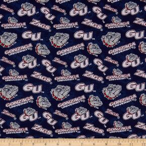 NCAA Gonzaga Bulldogs Tone on Tone Cotton, Fabric by the Yard in Saudi Arabia