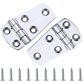 YANYUCB Boat Hatch Hinge 316 Stainless Steel Cabinet Door Casting Hinges Marine Hardware with Screws(3''x1.5'') for Boat,RVs(2PCS) in Kuwait